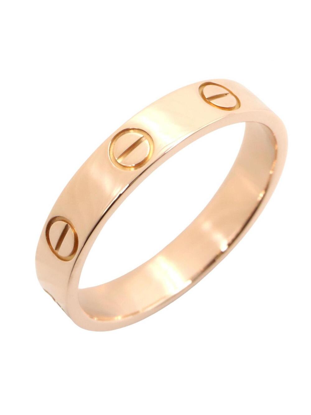 Cartier Mini Love Ring 18Kpg Pink Rose #334743C13B